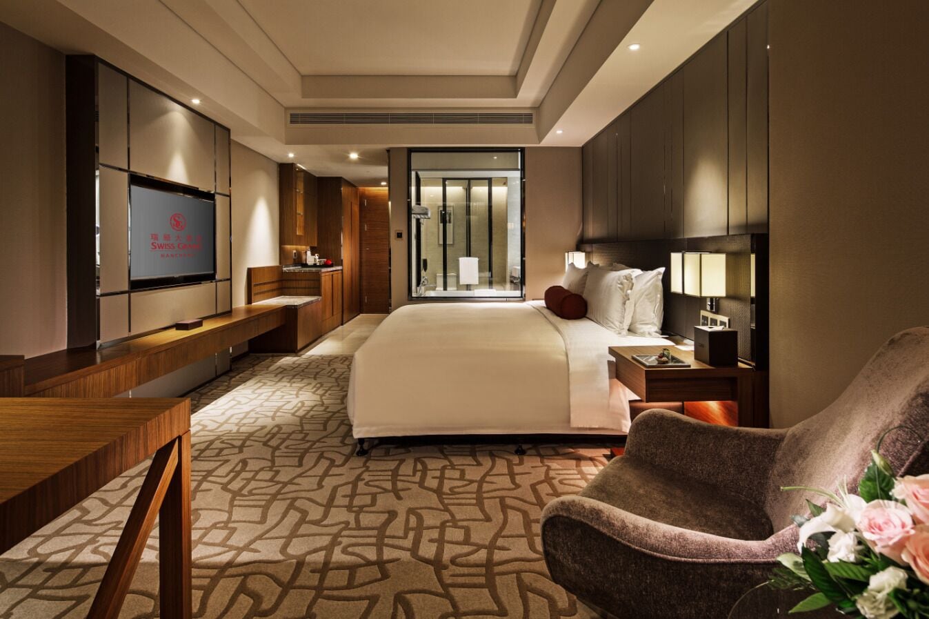 Habitación superior, 1 cama de matrimonio grande | Ropa de cama de alta calidad, edredones de plumas, minibar y caja fuerte