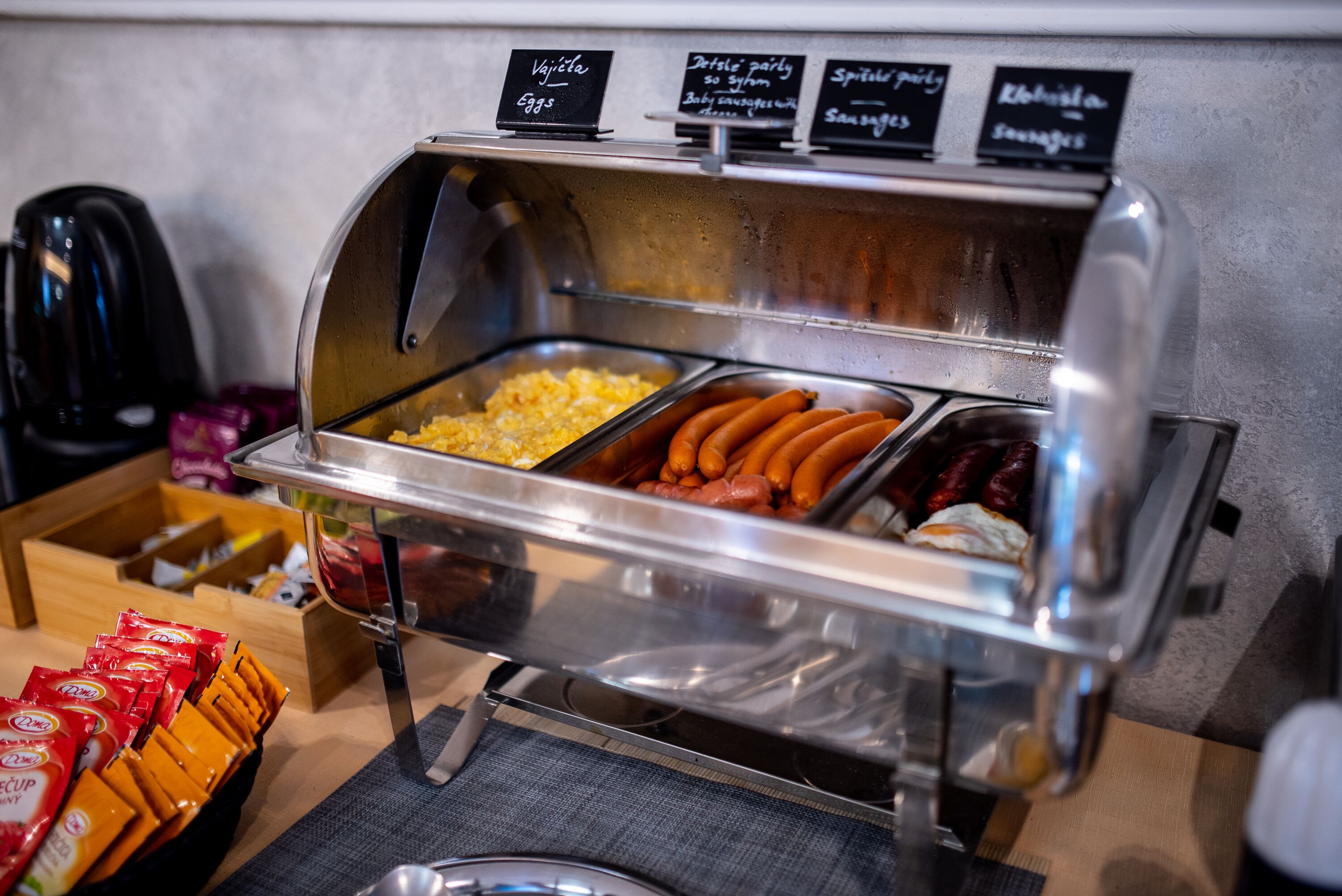 daily buffet breakfast (eur 10 per person)