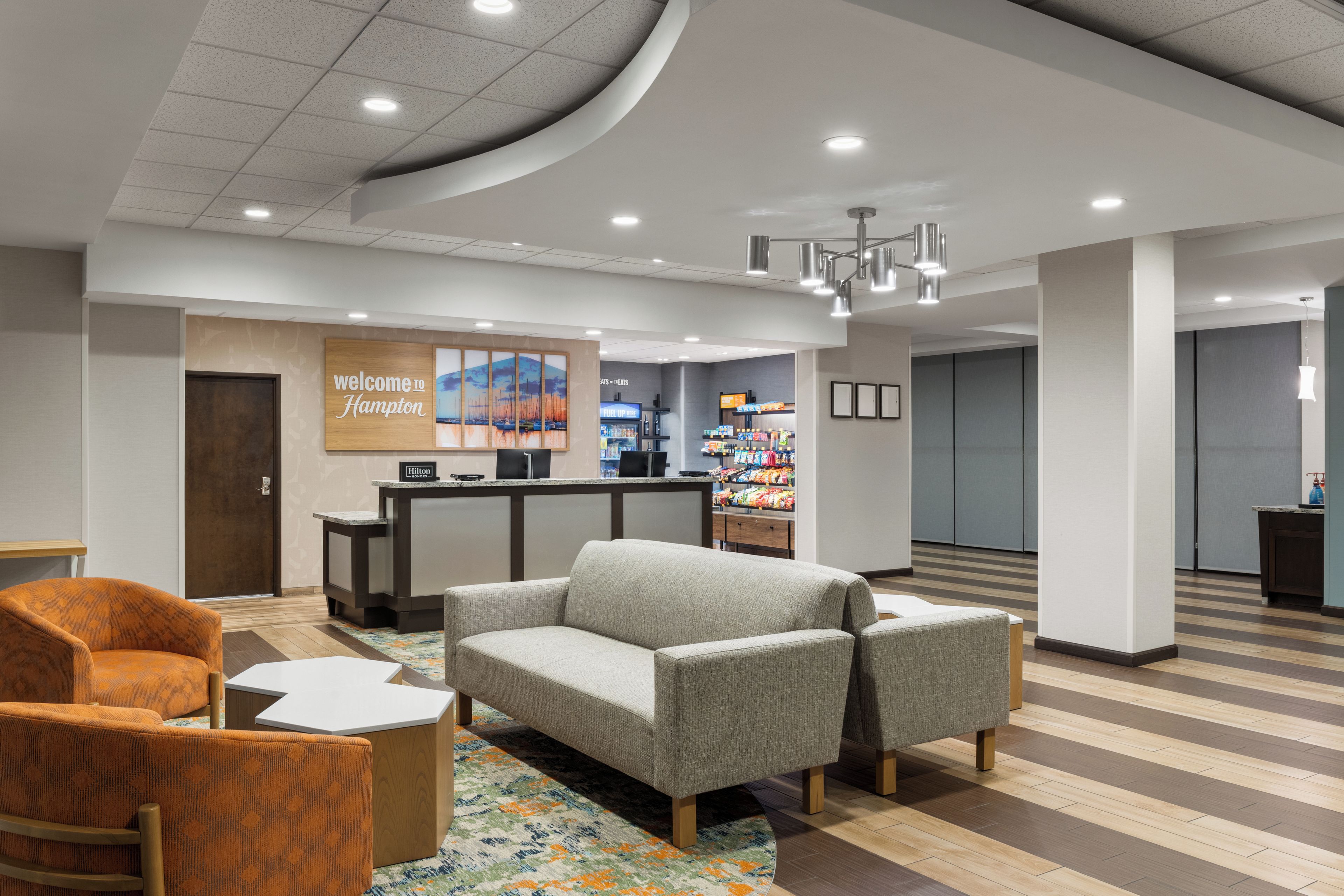 Lobby sitting area