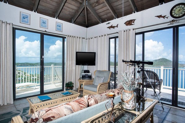 Vue depuis l’hébergement