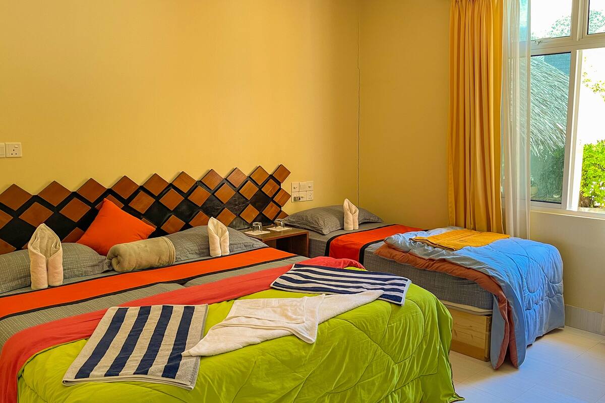 Deluxe Triple Room, Garden View