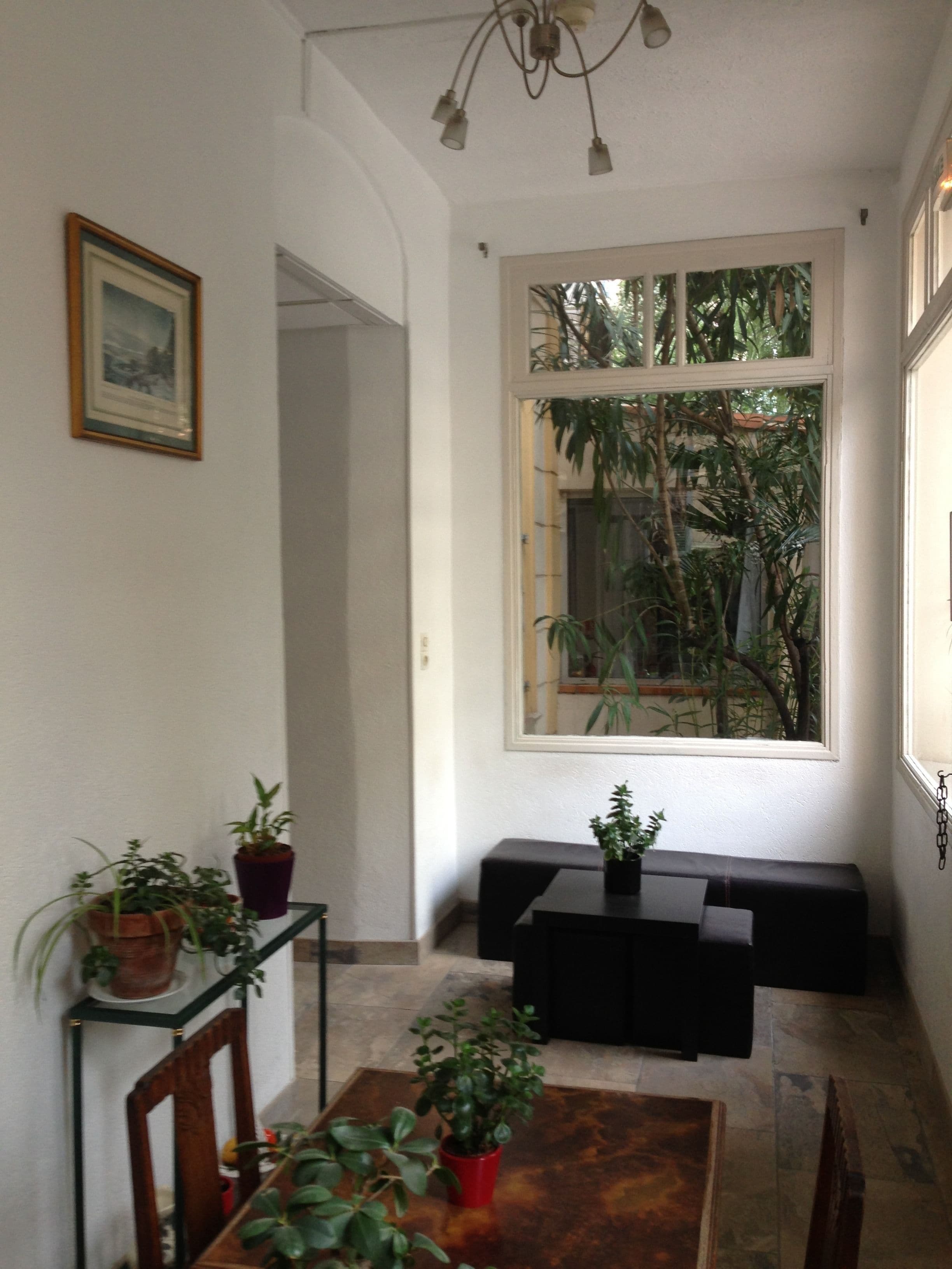 Coin salon dans le hall