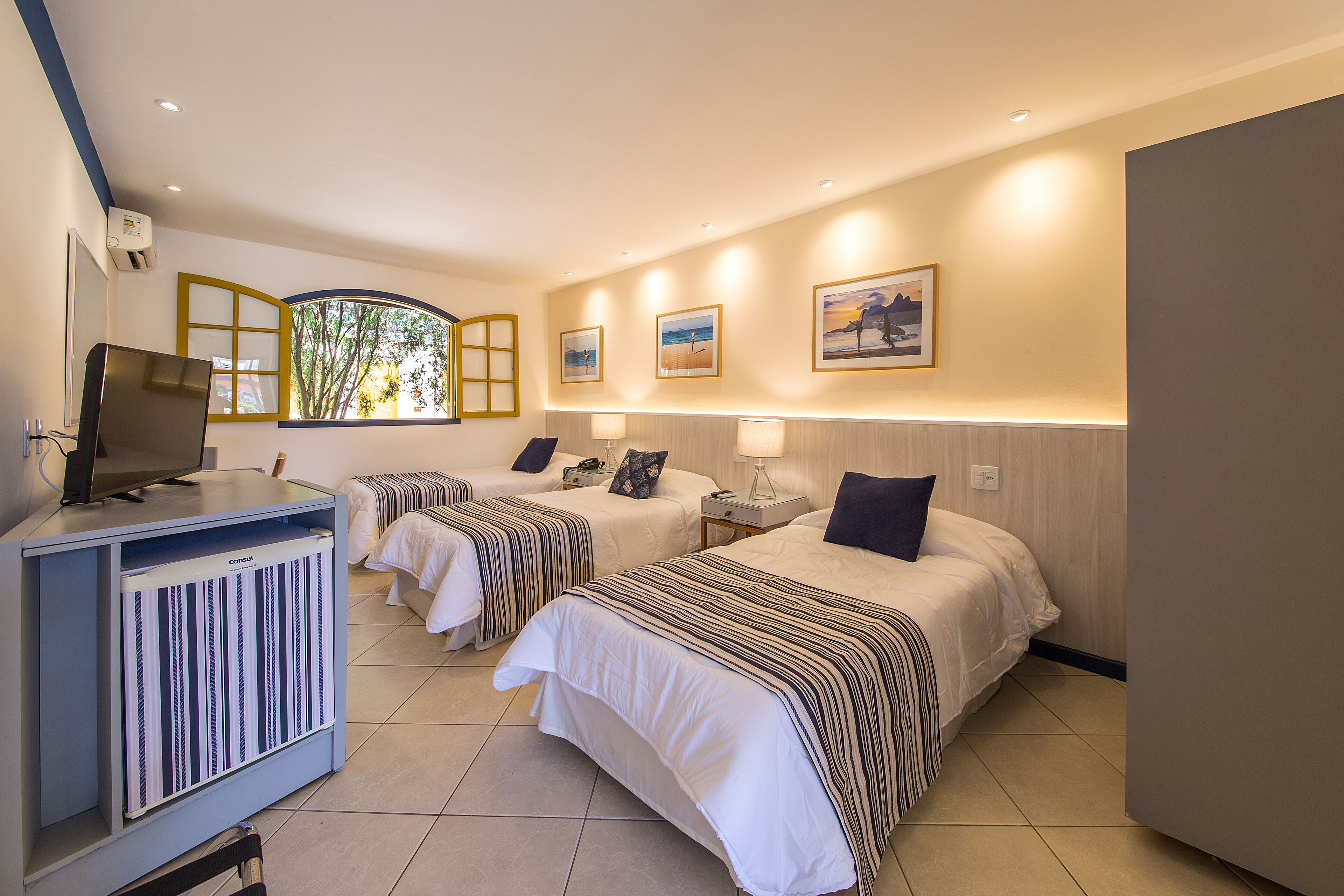 superior triple room | desk, soundproofing, free wifi, wheelchair access