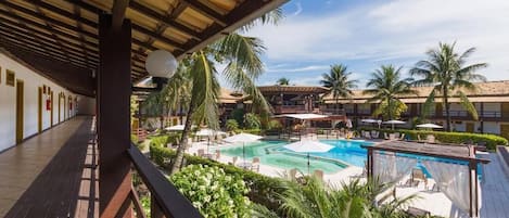 Outdoor pool, open 8 AM to 8 PM, sun loungers