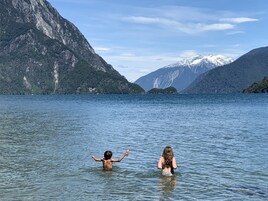 Private beach, fishing