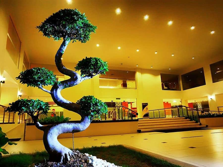 Front of property – evening/night