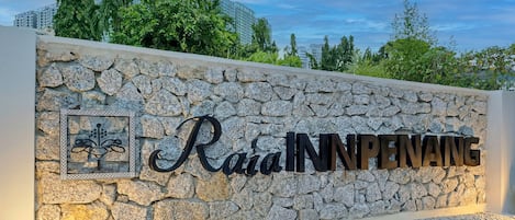 Entrada de l'allotjament