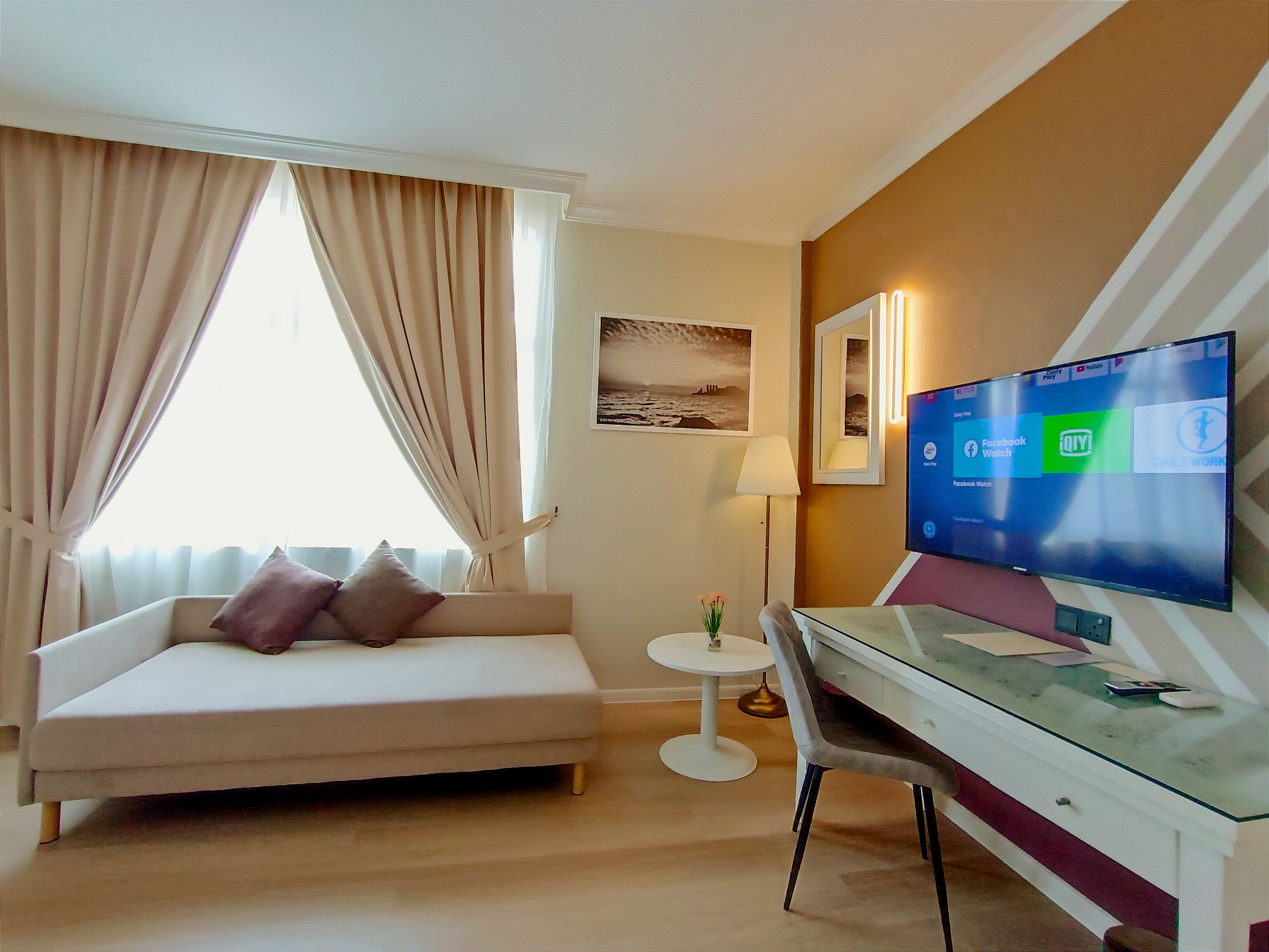 superior double room | minibar, desk, free wifi, bed sheets