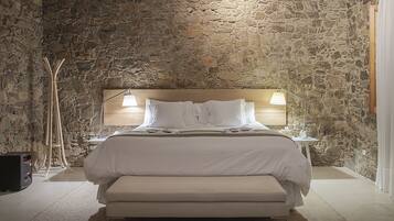 Habitació doble o amb dos llits individuals | Llençols de cotó egipci, cobrellits i matalassos d'escuma viscoelàstica