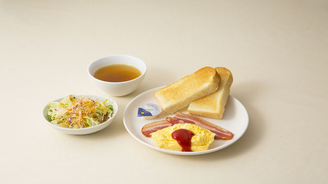 daily english breakfast (jpy 1050 per person)
