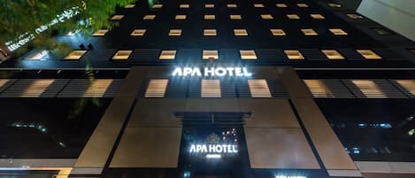 Front of property – evening/night