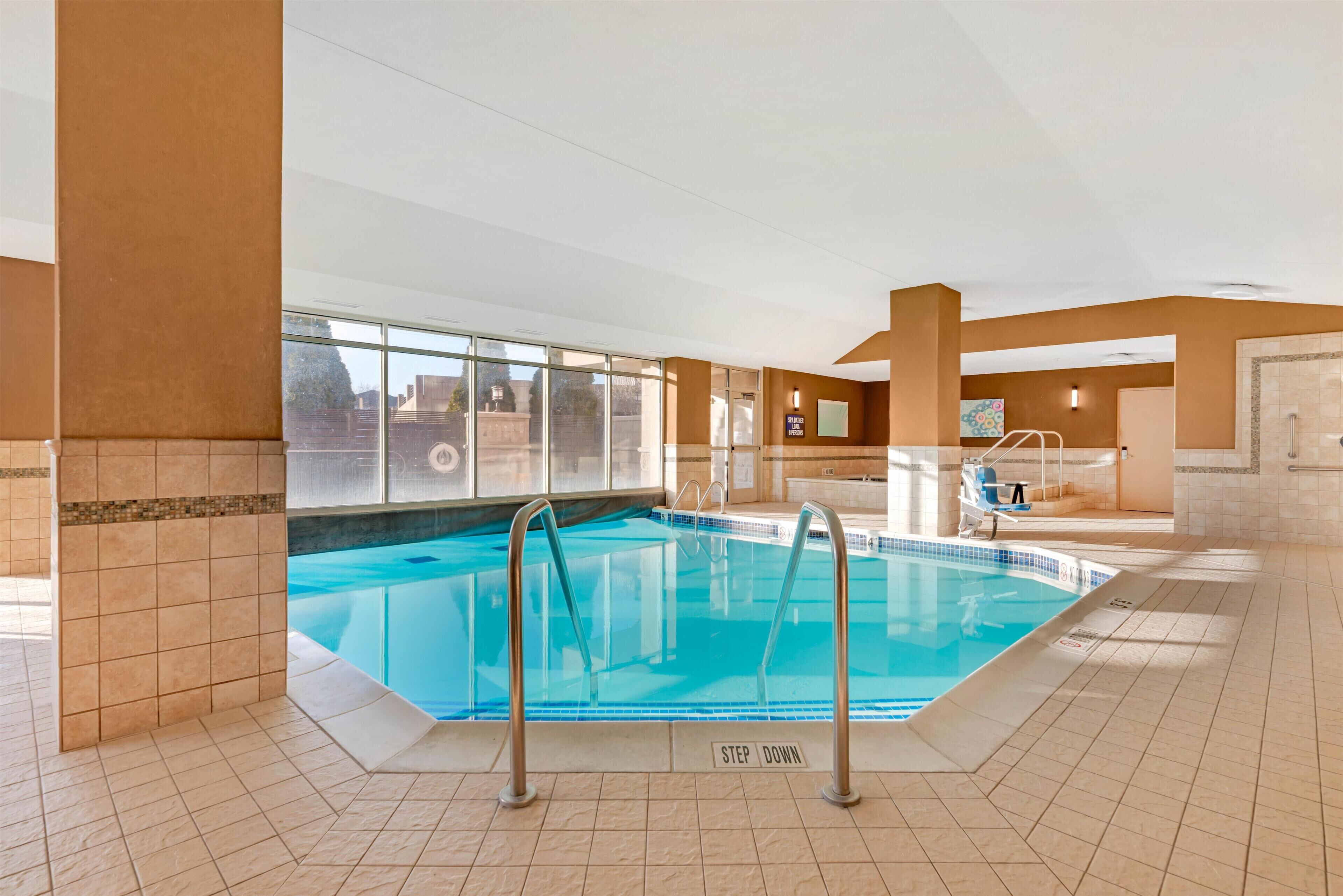 Indoor pool, outdoor pool