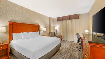 In-room safe, desk, blackout drapes, iron/ironing board