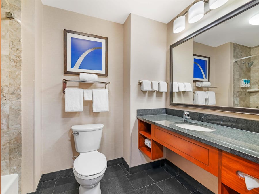 Kostenlose Toilettenartikel, Haartrockner, Handtücher