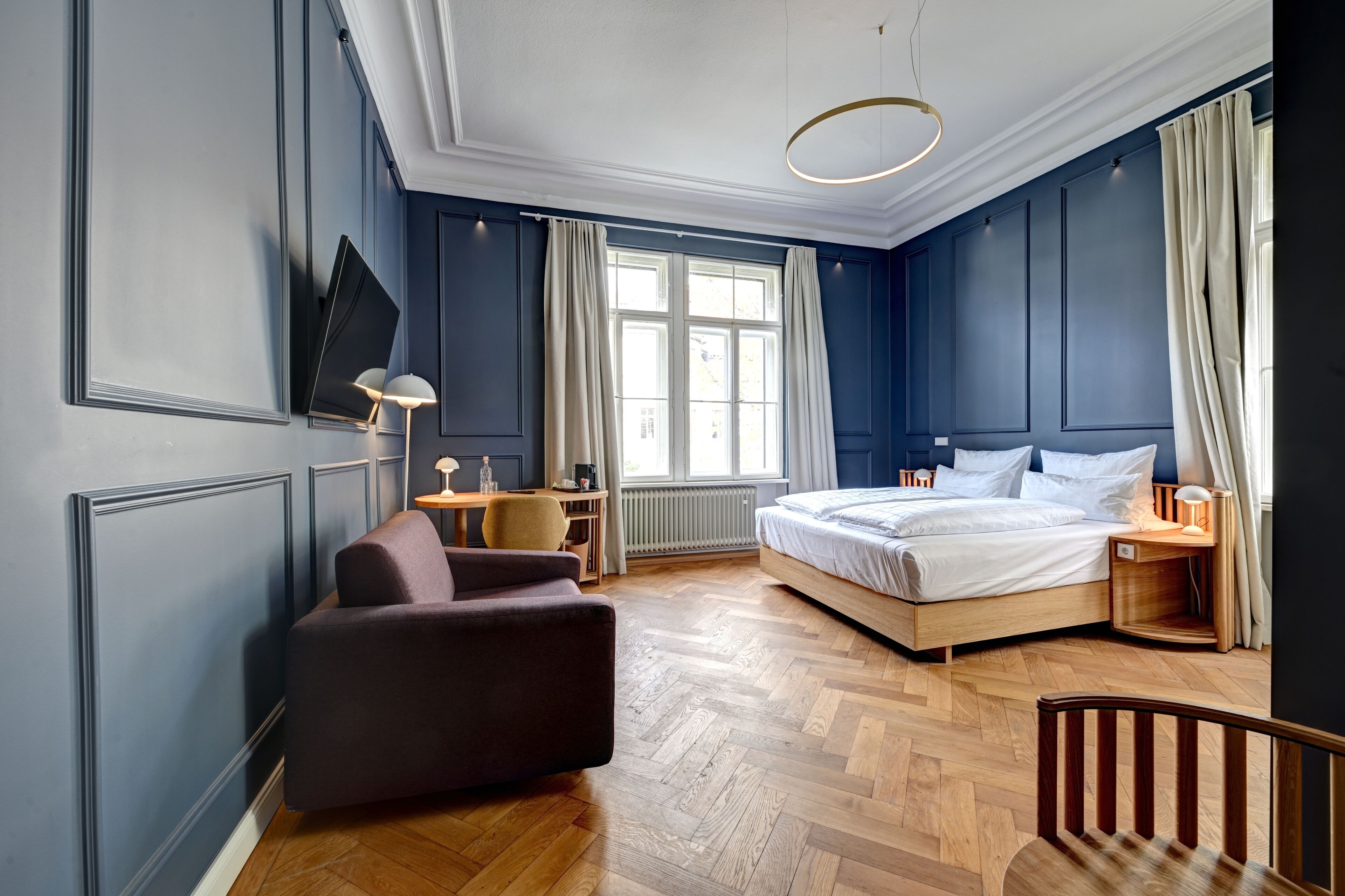 grand double room | 1 bedroom, hypo-allergenic bedding, in-room safe, desk