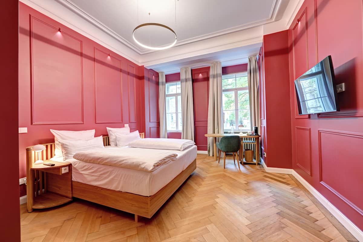 Doppia Deluxe | 1 camera, biancheria da letto ipoallergenica, una cassaforte in camera