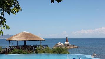 Outdoor pool, a natural pool