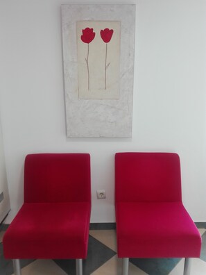 Sala de estar en el lobby