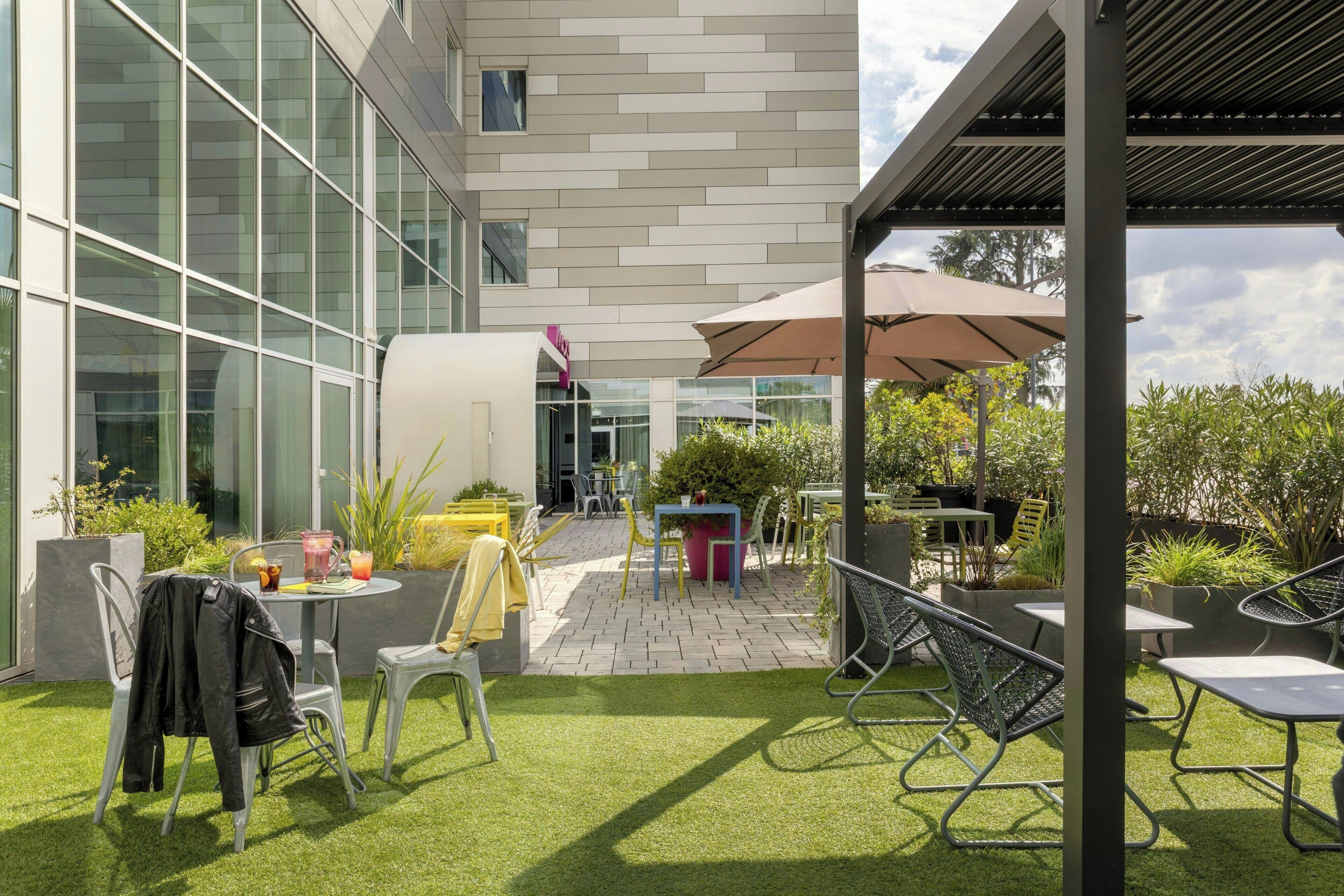 Blick von der Unterkunft