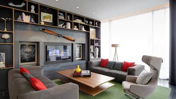 Sala de estar en el lobby