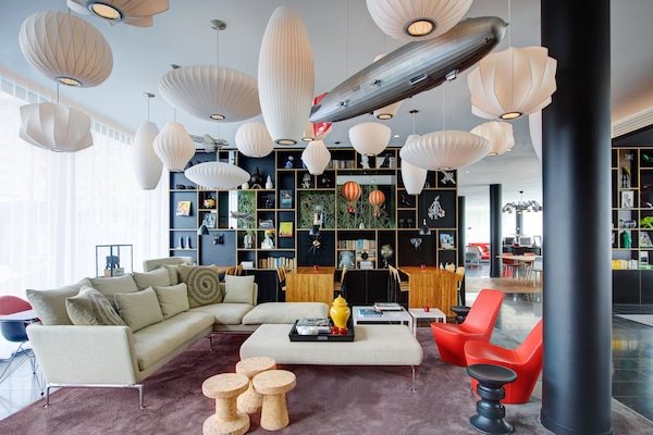 Lobby sitting area