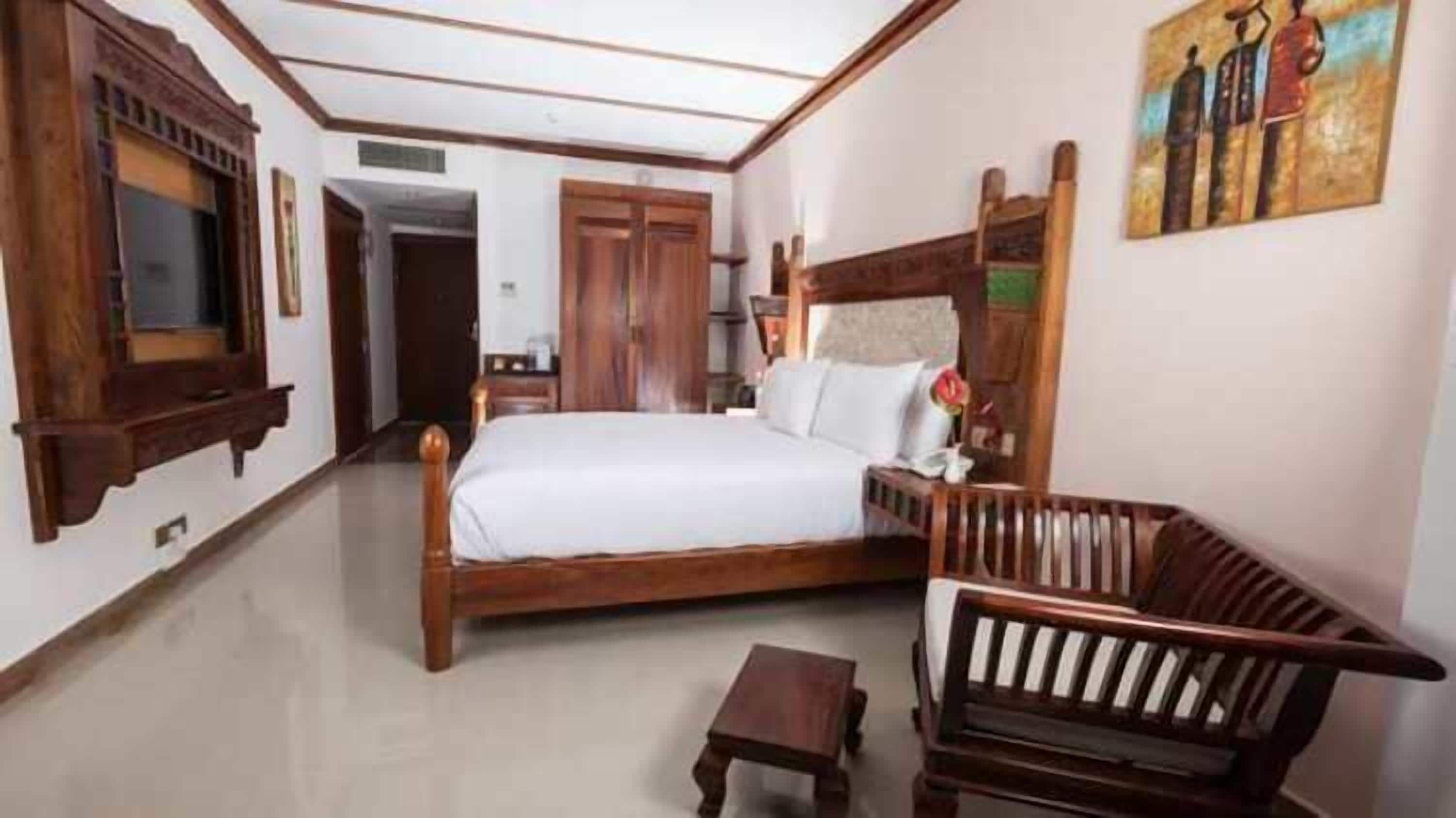 Luxe beddengoed, een kluis op de kamer, individueel gedecoreerd