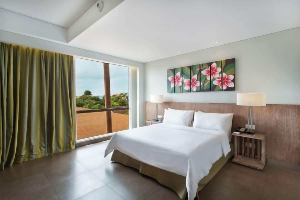 Ropa de cama de alta calidad y minibar