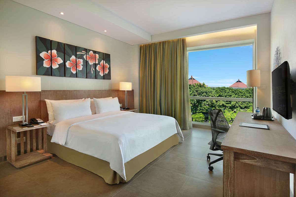 Habitación, 1 cama King size | Ropa de cama de alta calidad y minibar