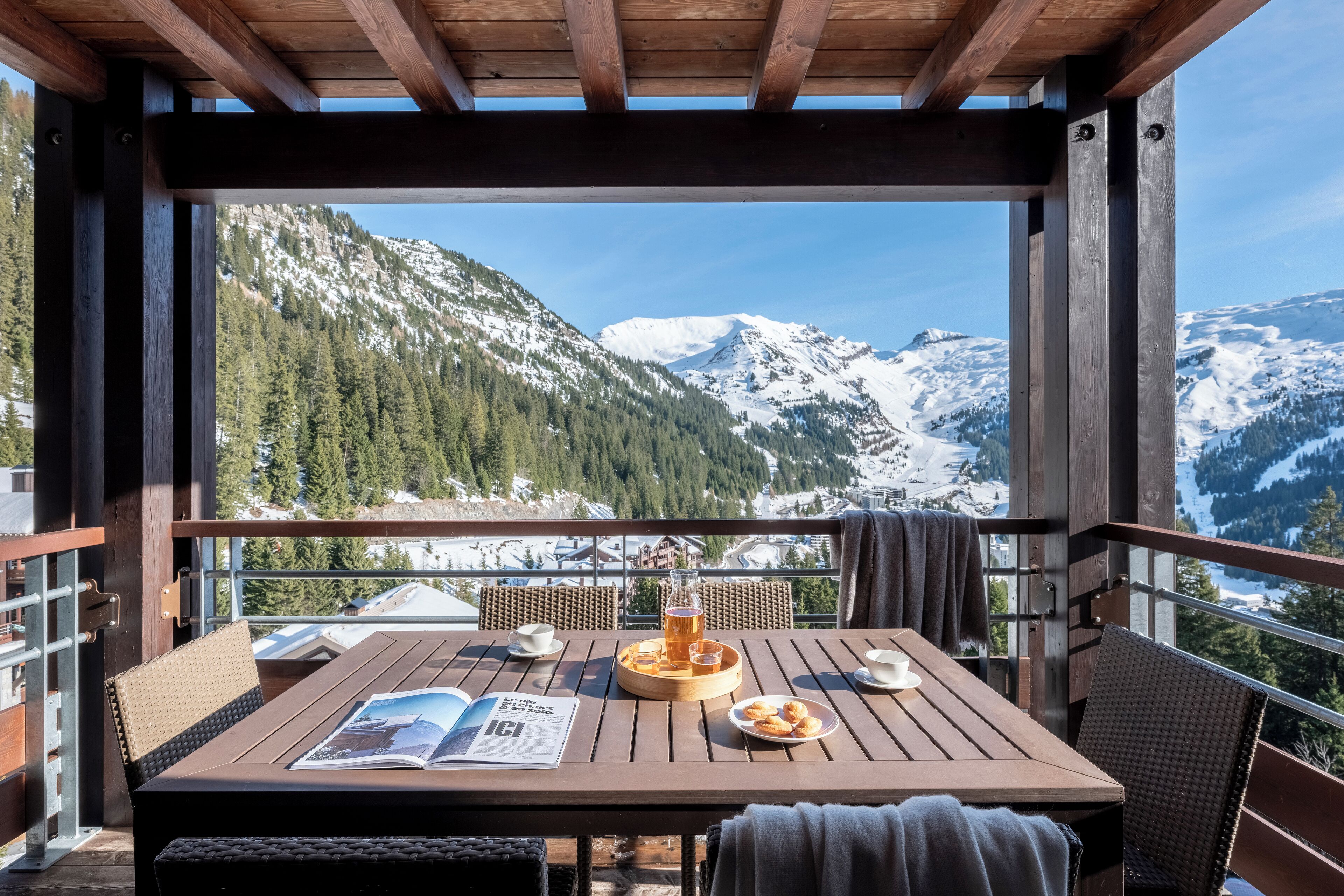 Appartement 8 personnes - 3 chambres - Balcon - Vue montagne | Terrace/patio