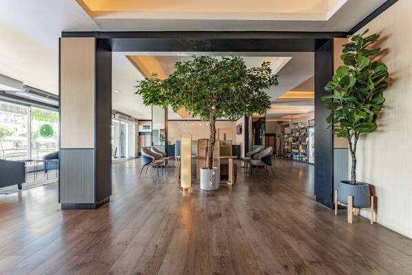 Sala de estar en el lobby