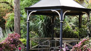 Outdoor wedding area