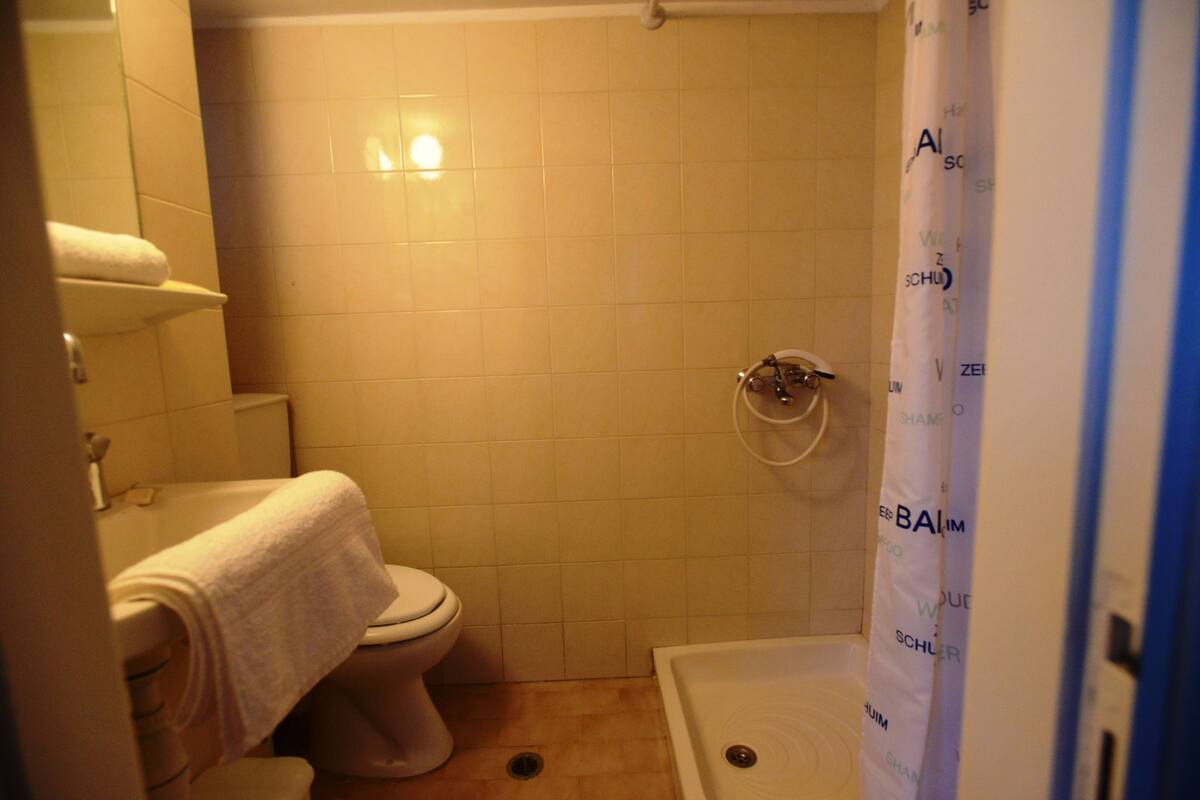 double or twin room | bathroom | hair dryer, towels