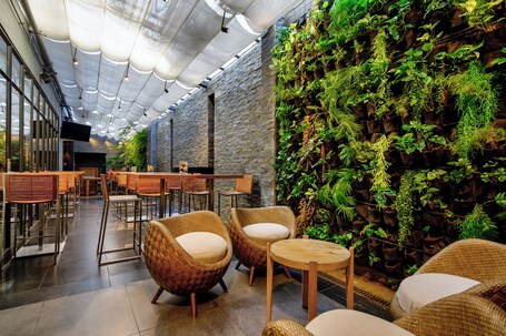 Sala de estar en el lobby