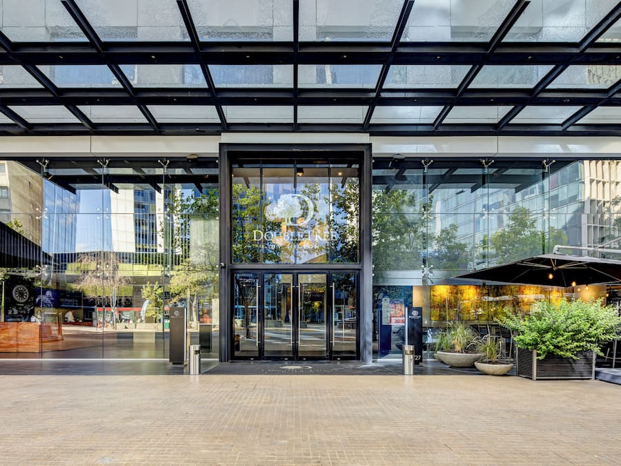 A szálláshely homlokzata