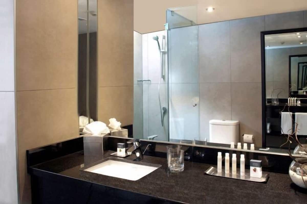 Secador de pelo, batas, toallas