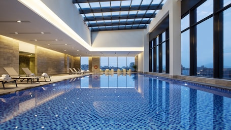 Indoor pool, outdoor pool. Holiday Inn Putian Xiuyu by IHG