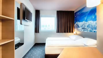 Doppelzimmer | Schreibtisch, schallisolierte Zimmer, kostenloses WLAN, Bettwäsche