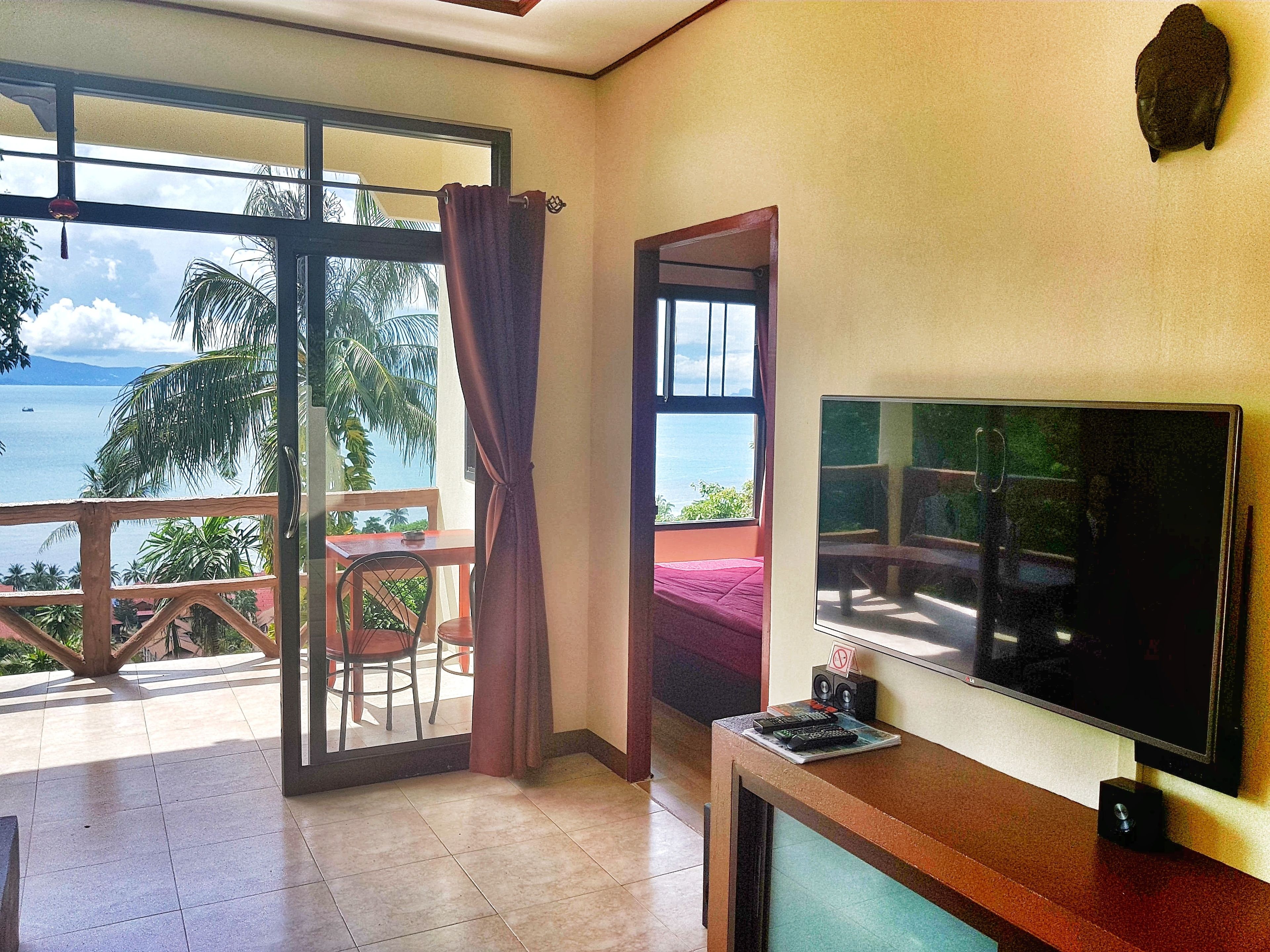 villa, kitchenette, ocean view | free wifi, bed sheets