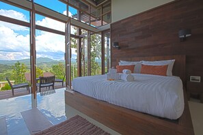 2 Bedroom Pool Villa Grand Mountain View | Desk, blackout drapes, rollaway beds, free WiFi - Puripai Villa Wellness & Retreat (Pai)