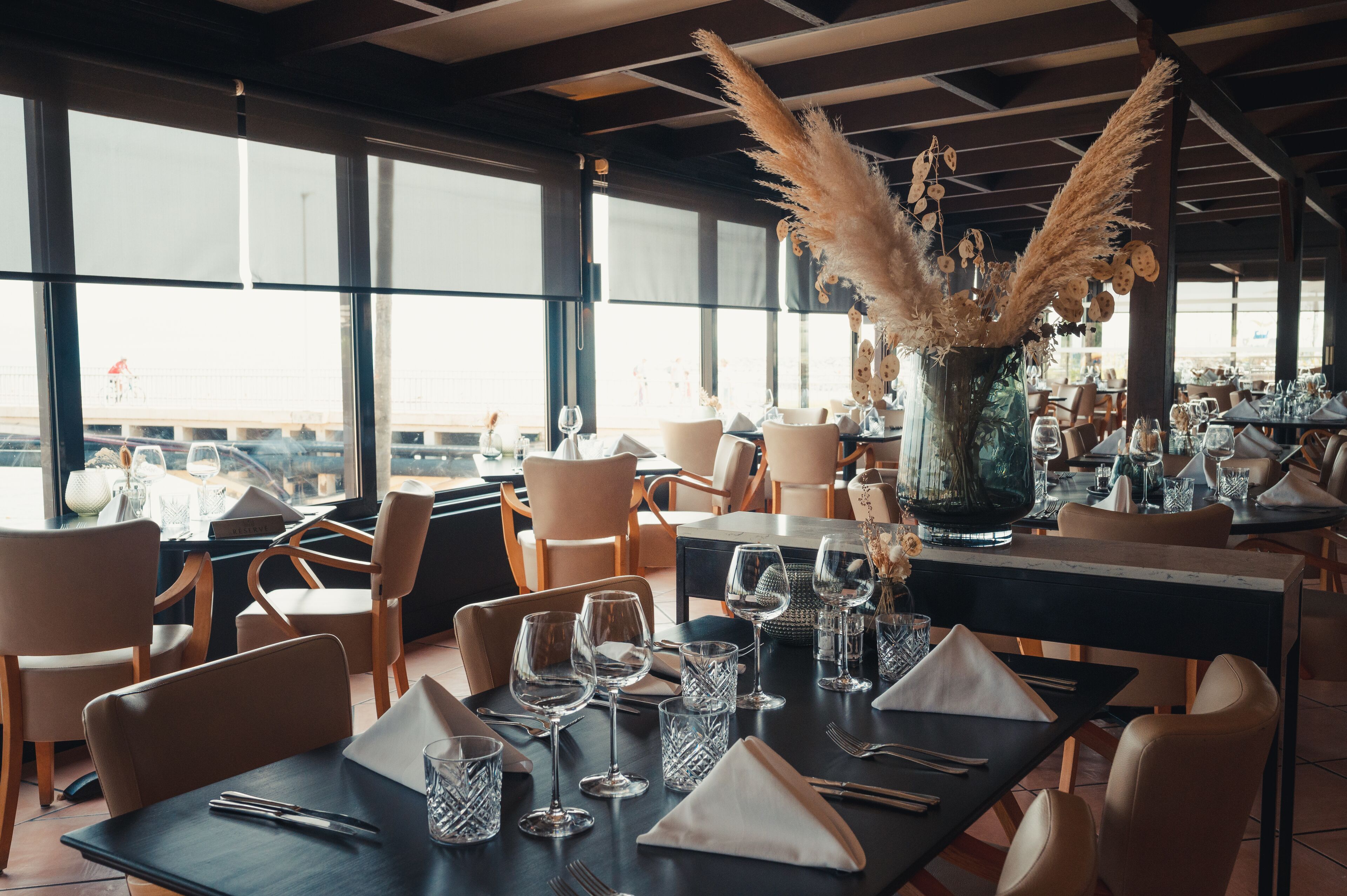 breakfast, lunch, dinner served; french cuisine, beach views