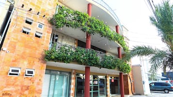 Façade de l’hébergement