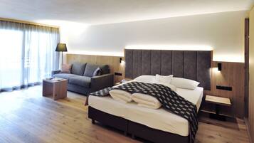Suite | 1 Schlafzimmer, Allergikerbettwaren, Daunenbettdecken, Zimmersafe