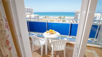 Chambre Double, terrasse, vue mer | Vue sur la plage/l’océan