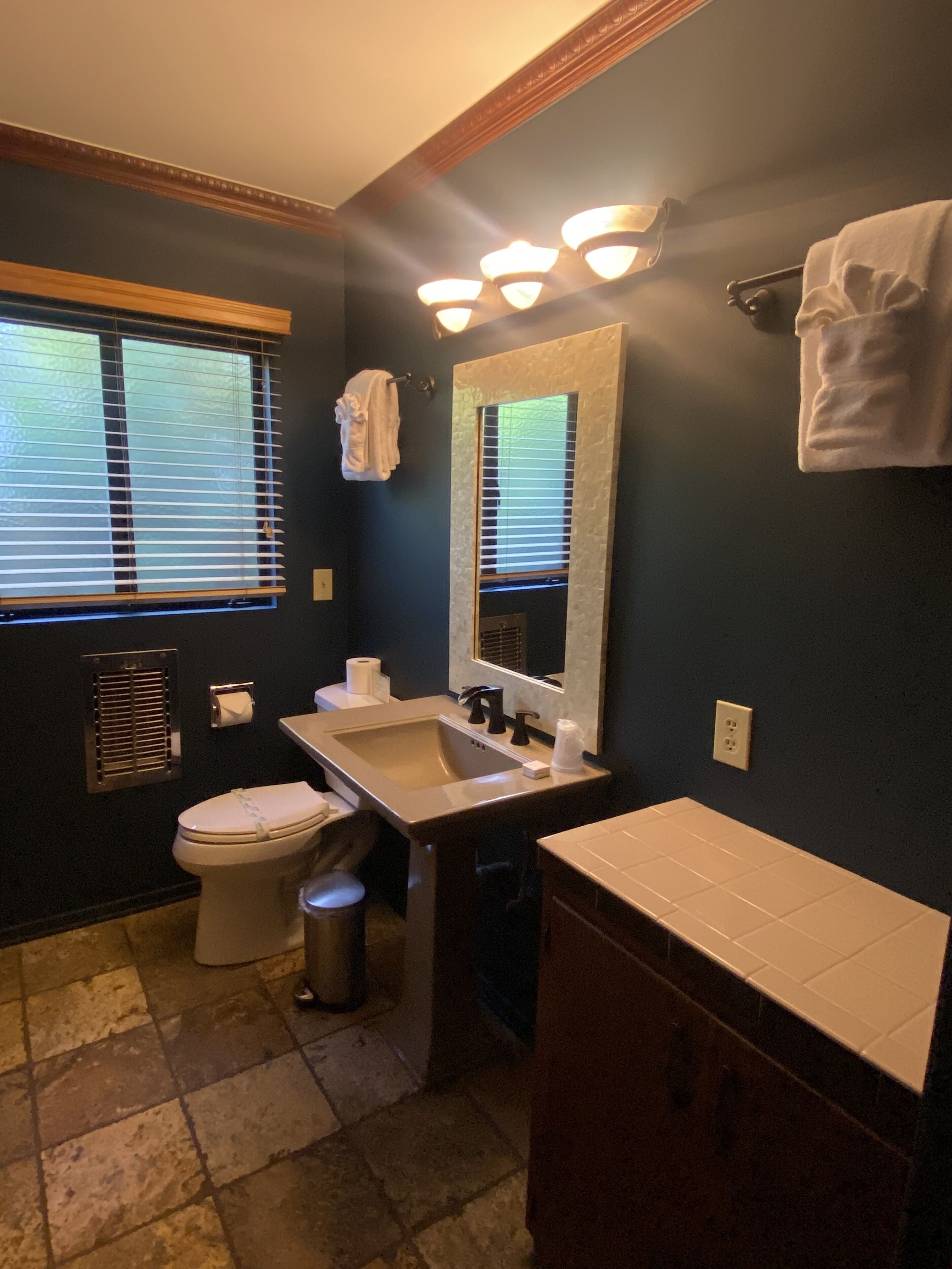 deluxe suite, 1 bedroom, kitchen | bathroom | free toiletries, hair dryer, bathrobes, towels