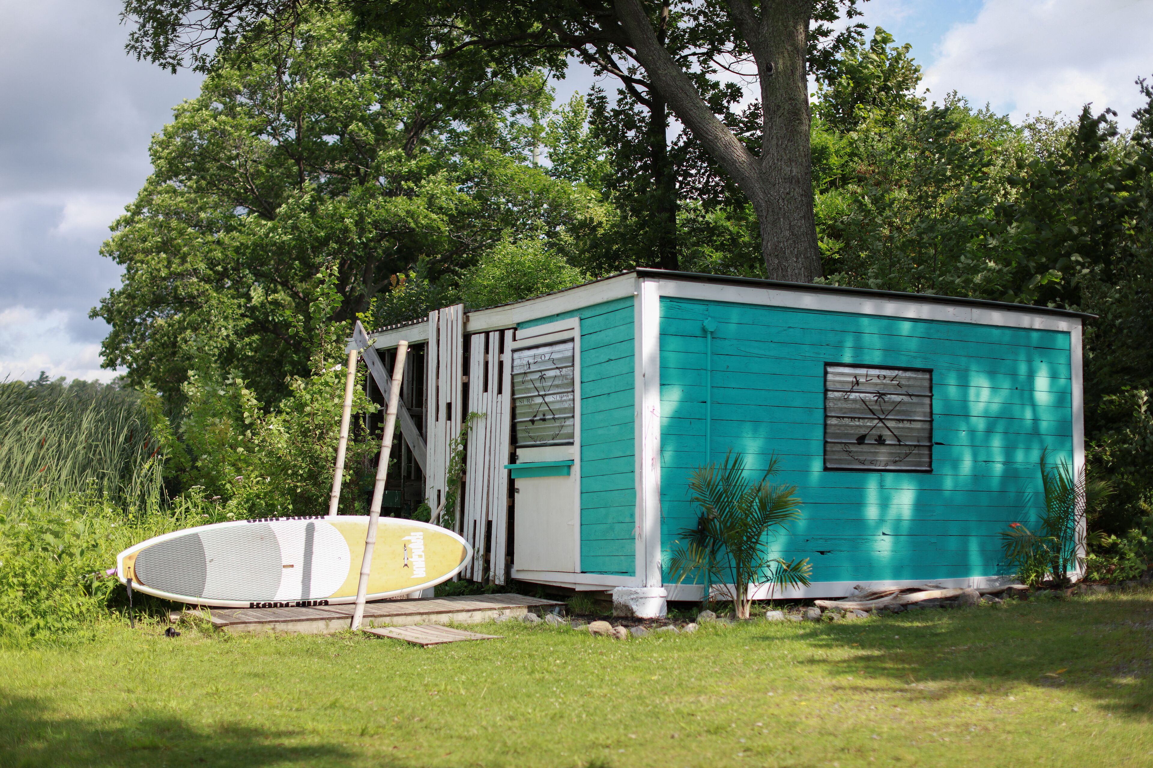 Privatstrand, Windsurfen, Kajakfahren, Angeln