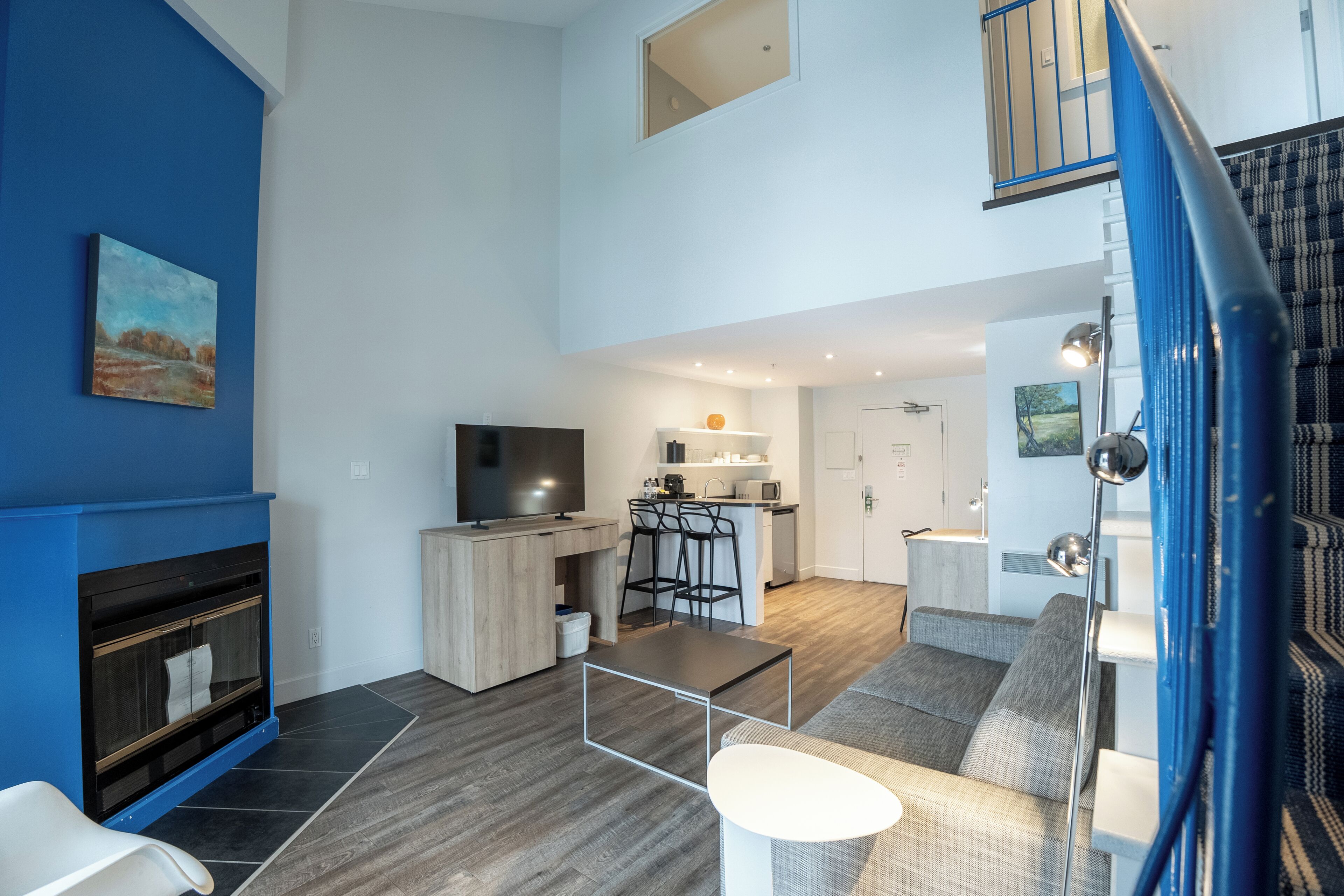 Suite, Multiple Beds, Non Smoking, Kitchenette (with Sofabed) | Living area | 30-inch plasma TV with cable channels, TV