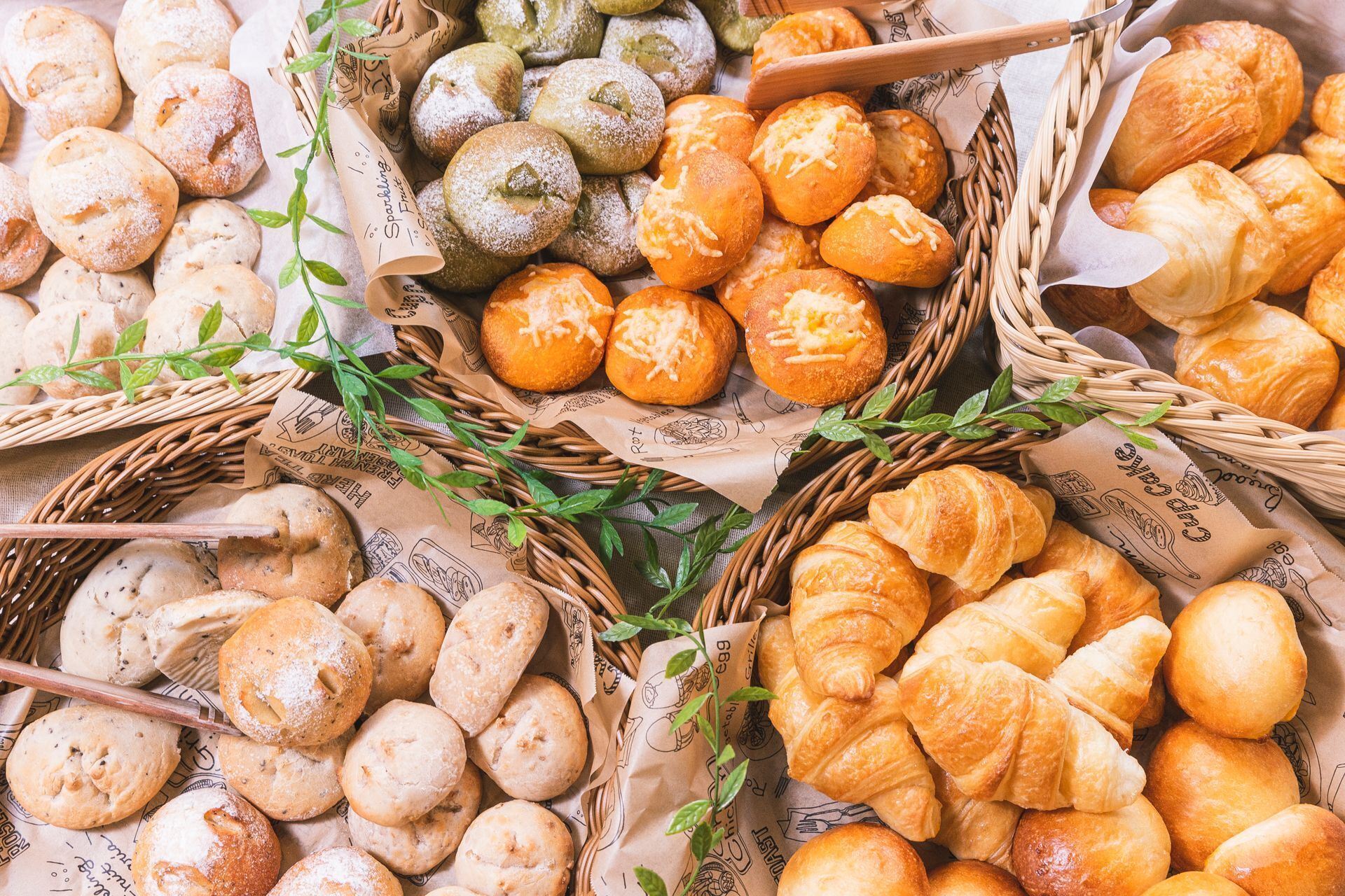 free daily self-service breakfast