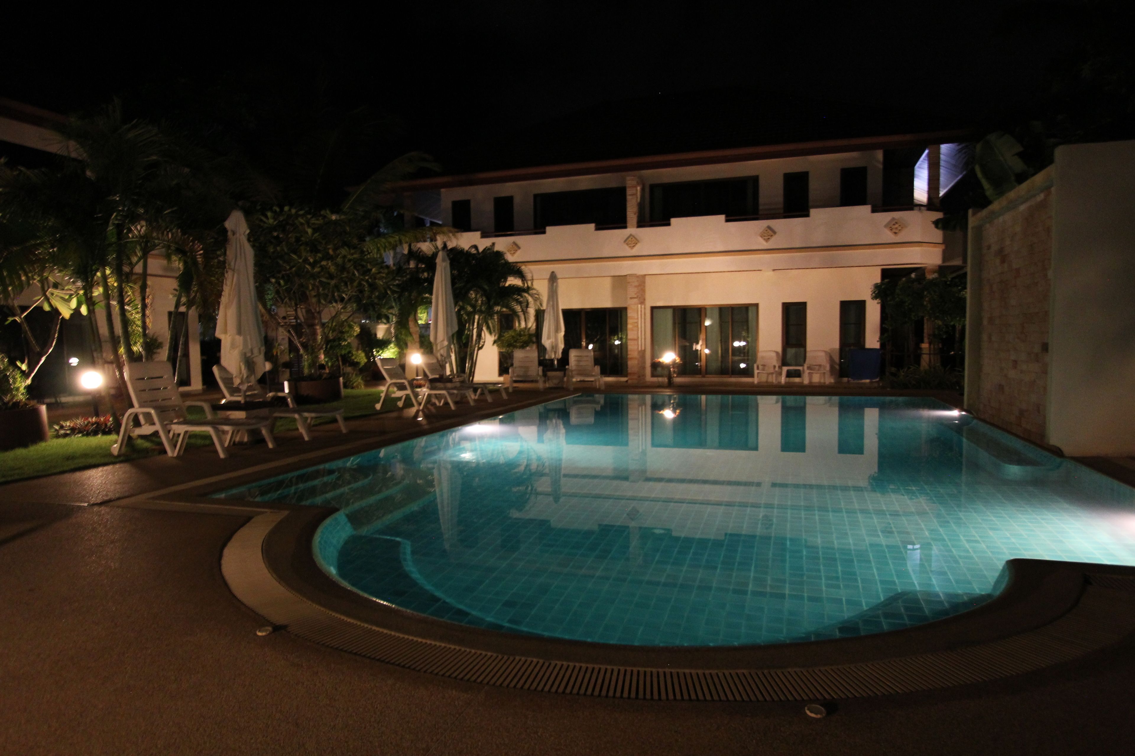 front of property – evening/night