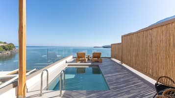 Deluxe Suite, 1 Bedroom, Private Pool, Sea Front | View from room