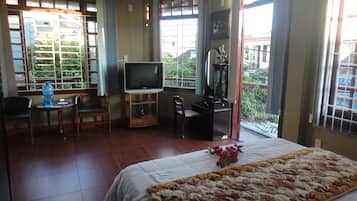 Chambre Double Deluxe, vue ville | Balcon